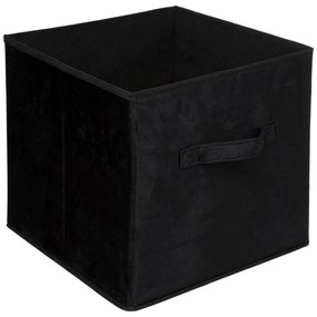 Úložný box Soft, 31x31x31 cm, čierna