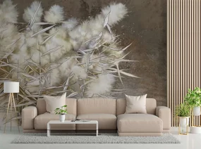 Gario Fototapeta Pampas grass, boho Materiál: Vliesová, Rozmery: 450 x 315 cm
