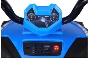 LEAN CARS Štvorkolka S601 EVA Blue s batériovým napájaním