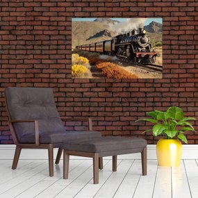 Obraz - Parná lokomotíva (90x60 cm)