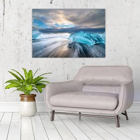 Obraz - Diamantová pláž (90x60 cm)