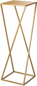STOJAN NA KVETINÁČ LOFT4 70X24X24 CM ZLATÁ