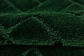 Kúpeľňový koberček Lotus fľaškovo zelený, tehla