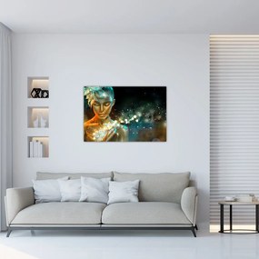 Obraz zlatej víly (90x60 cm)