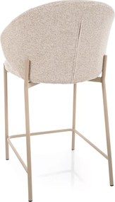 Barová stolička KIOTO, kašmír/svetlo béžová