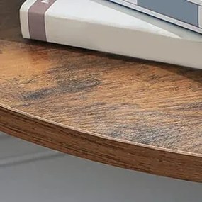 Rohový regál, industriálny dizajn, 5 políc, 159x34x34cm