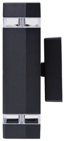 Vonkajšie nástenné svietidlo NIZZA 2xGU10/35W/230V IP65