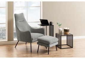 Odkladací stolík so sklenenou doskou 40x40 cm Strington – Actona