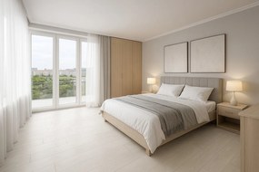 Beaulieu International Group, PVC podlaha - lino Polo 2117, na mieru, šíře 3m,4m, biela, pena, detská izba