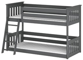 Poschodová Posteľ Kevin 90x200 graphite