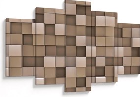 Obraz - Béžové kocky (150x105 cm)