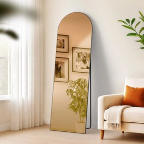 Zrkadlo Moline 160x50 cm - čierne matné