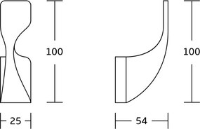 Mexen Rino, držiak na uterák, 1-háčik, chrómová, 7027035-00