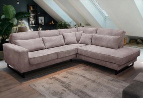 XXXLutz ROHOVÁ SEDAČKA, textil, kompozitné drevo, cappuccino MID.YOU - Sedačky - 000694010002