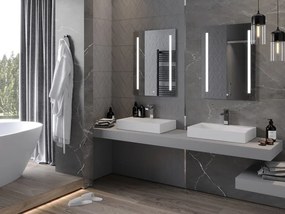 Mexen Remi, LED kúpeľňové zrkadlo s podsvietením 60x80 cm, 6000K, ochrana proti zahmlievaniu, 9804-060-080-611-00
