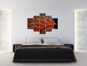 Obraz - Abstraktná imitácia peria (150x105 cm)