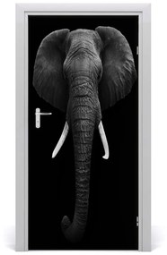 Samolepiace fototapety na dvere africký slon 85x205 cm