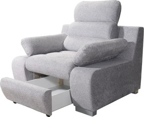 Kreslo Denver, šedá (angel 6)