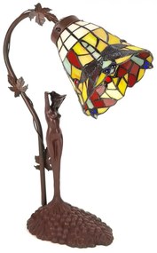 Dekoratívna lampa vitráž AKT 14*37