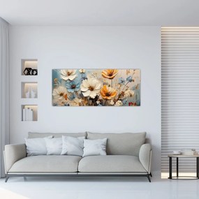 Obraz - Kytica, maľba (120x50 cm)