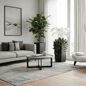 PLASTOVÝ KVETINÁČ PORTO RIFLO 46X25X25 CM ČIERNA