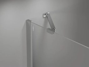 Mexen Mist-H Duo, 2-krídlový výklopný sprchový kút 90 x 115 cm, číre sklo, chrómový profil, 8A5-090L-115P-01-00