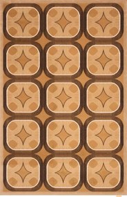 Koberec Agnella Calisia Wicker tmavobéžový