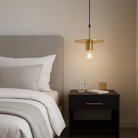 Závesná lampa La Belle XXII zlatá