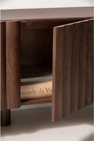 Hnedý TV stolík z mangového dreva 160x55x40 cm Tamira – MOME