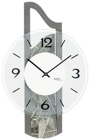 Moderné nástenné hodiny AMS 9680