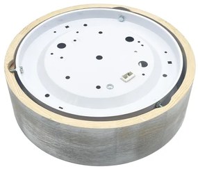 Brilagi - Stropné svietidlo PINO 1xE27/15W/230V borovica/strieborná pr. 27,5 cm