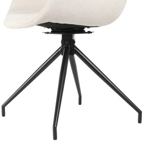 Eglo 424706 - Jedálenská stolička BULACAN 82x58 cm krémová/čierna