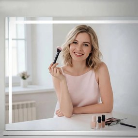 Hollywood LED kozmetické zrkadlo 80x14x62,5 cm