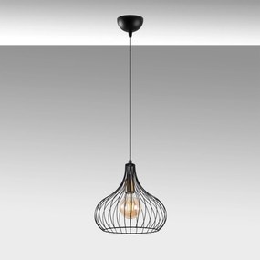 Závěsný lustr Teldamla II černý