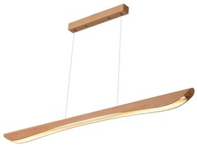 LED Luster na lanku LED/22W/230V 4000K 120 cm buk/masív