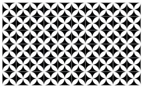 Sada 60 dekoratívnych samolepiek na stenu Ambiance Aniello, 10 x 10 cm