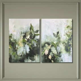 Obrazy s ručne maľovanými prvkami v súprave 2 ks 50x70 cm Myrtle – Styler