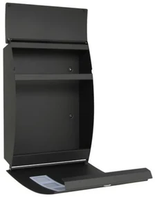 Poštová schránka BK 931, s okienkami, čierna
