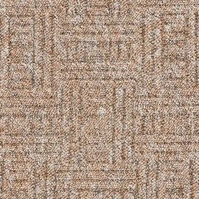 Metrážny koberec Sparta 5653, na mieru, šíře 4m, hnedá, filc, obývacia izba, Timzo