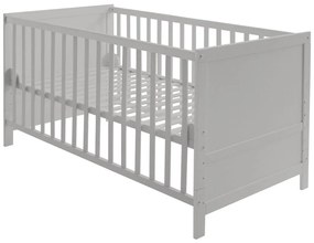 Svetlosivá postieľka 70x140 cm – Roba