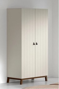 Béžová detská šatníková skriňa 99x196x58 cm Sezane – Vipack