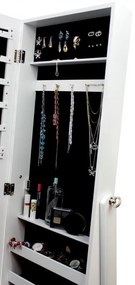 Skrinka na šperky so zrkadlom 41,5 x 36,5 x 147 cm