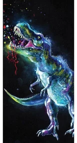 Jerry Fabrics Detská osuška s potlačou - Dinosaurus | 70 x 140 cm