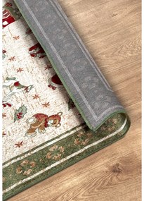 Zelený koberec s vianočným motívom s prímesou bavlny 160x230 cm Toy's Delight Green Christmas – Villeroy&amp;Boch