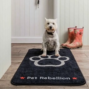 PET REBELLION Behúň XL Black, 57 x 110 cm