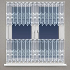 Záclona žakárová 356230 40 biela Tovar na mieru