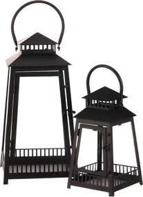 Set dvoch lampášov čierny LUC307 (2 ks)