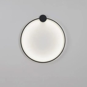 Toolight Toolight, LED nástenné svietidlo 50cm, 4000K, 23W, APP1389-CW BLACK, čierna matná, OSW-00915