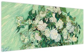 Obraz - Vincent van Gogh, Roses, reprodukcia (120x50 cm)