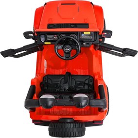 Elektrické autíčko Jeep Wrangler Rubicon LIFT oranžové